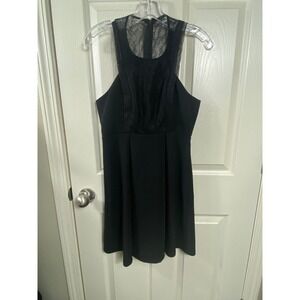 BCBGeneration Black Lace Dress Sleeveless Party Cocktail Dress‎ Size 4